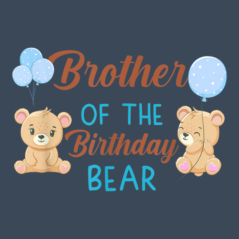 Brother Of The Birthday Boy Bear 1st Birthday Party Boy Flat Bill Snapback Cap | Artistshot