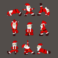 Funny Santa Christmas Yoga Positions T Shirt Flat Bill Snapback Cap | Artistshot