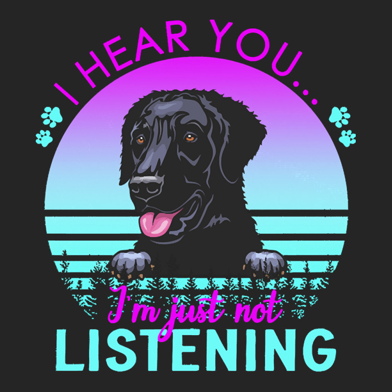 Curly Coated Retriever T  Shirt I Hear You I'm Just Not Listening Curl Unisex Hoodie | Artistshot