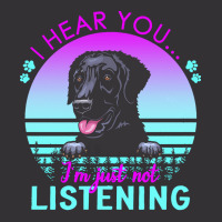 Curly Coated Retriever T  Shirt I Hear You I'm Just Not Listening Curl Vintage Short | Artistshot