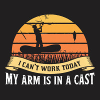 Fishing T  Shirt My Arm Is In A Cast Fisherman Fishing Lake Gifts T  S T-shirt | Artistshot