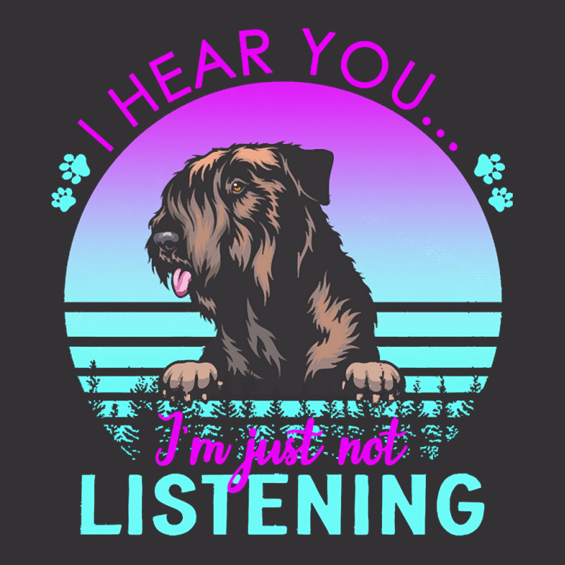 Czech Terrier T  Shirt I Hear You I'm Just Not Listening Czech Terrier Vintage Hoodie | Artistshot