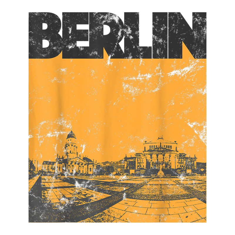 Vintage 70s Style Berlin Germany Traveler Paper Bag -13 X 6 X 15 3/4 | Artistshot