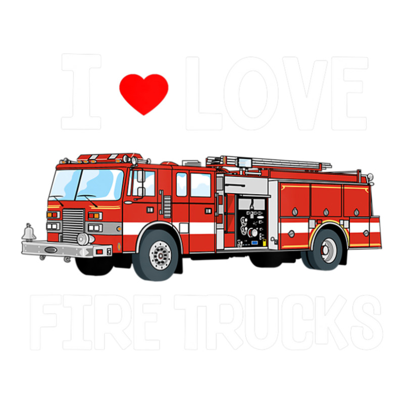 I Love Fire Trucks Toddler Kids Traveler Paper Bag -13 X 6 X 15 3/4 | Artistshot