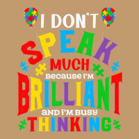 I Dont Speak Much Brilliant Autism Awareness Autistic Urban Heavy T-shirt | Artistshot