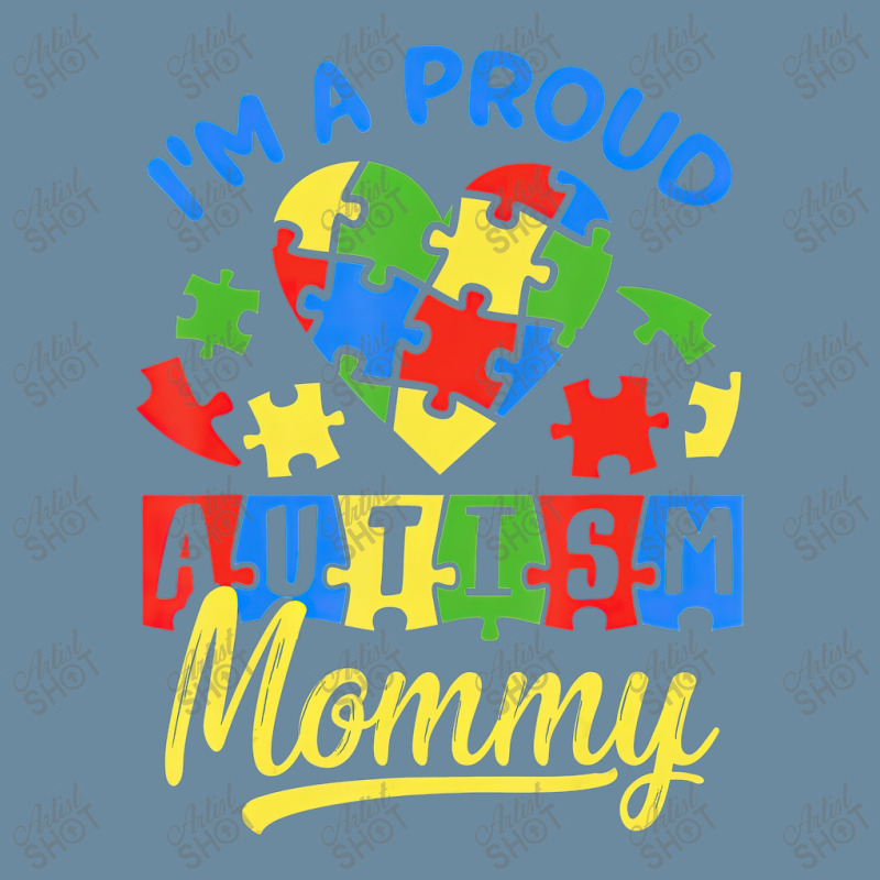 Proud Autism Mommy Awareness Mother Autistic Urban Heavy T-shirt by LeiThompson | Artistshot