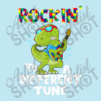 Rockin To A Different Tune Autism Awareness Dinosaur Urban Heavy T-shirt | Artistshot