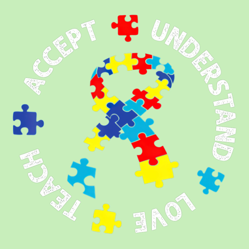 Autism Awareness Teacher Teach Accept Understand Love Urban Heavy T-shirt by LindsayYuh | Artistshot