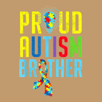 Proud Autism Brother Sibling Autism Awareness Urban Heavy T-shirt | Artistshot