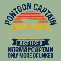 Mens Pontoon Captain Vintage Funny Pontoon Boat Boating Gift T Shirt Urban Heavy T-shirt | Artistshot