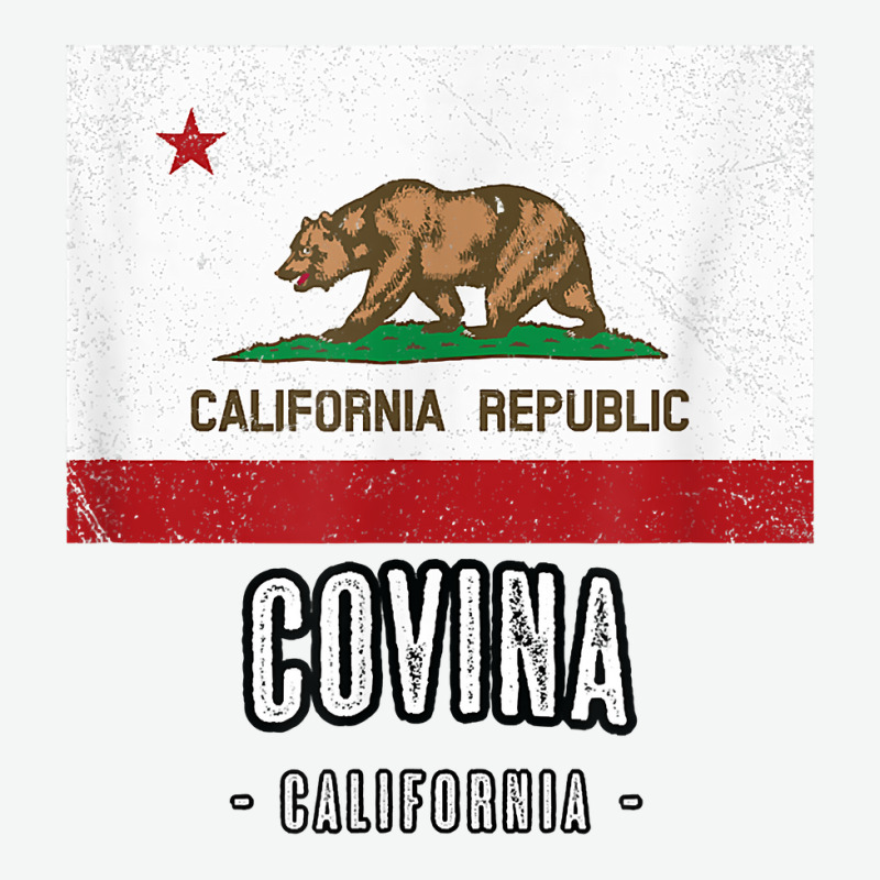 Covina   California  Cali City Souvenir   Ca Flag Top T Shirt Urban Heavy T-shirt | Artistshot