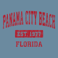 Mens Panama City Beach Florida Fl Vintage Sports Design Red Desig Prem Urban Heavy T-shirt | Artistshot