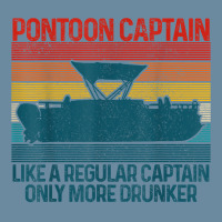 Mens Pontoon Captain Vintage Funny Pontoon Boat Boating Gift T Shirt Urban Heavy T-shirt | Artistshot