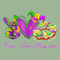 Peace Love King Cake Funny Mardi Gras Party Carnival Gifts T Shirt Urban Pullover Hoodie | Artistshot