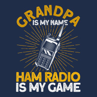 Mens Ham Radio Grandpa My Name Vintage Amateur Radio Baseball Cap | Artistshot