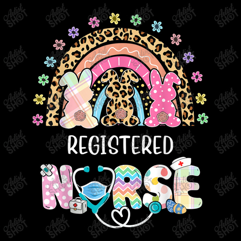 Cutest Bunnies Registered Nurse Rn Easter Rainbow Leopard Youth Jogger | Artistshot