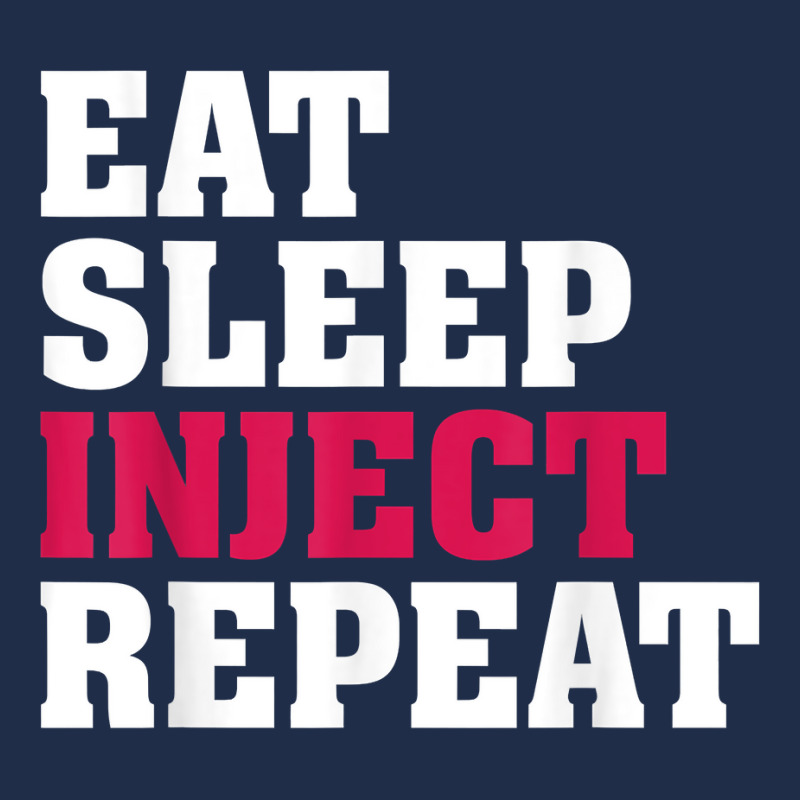 Eat Sleep Inject Repeat Med Spa Nurse Injector T Shirt Baseball Cap | Artistshot