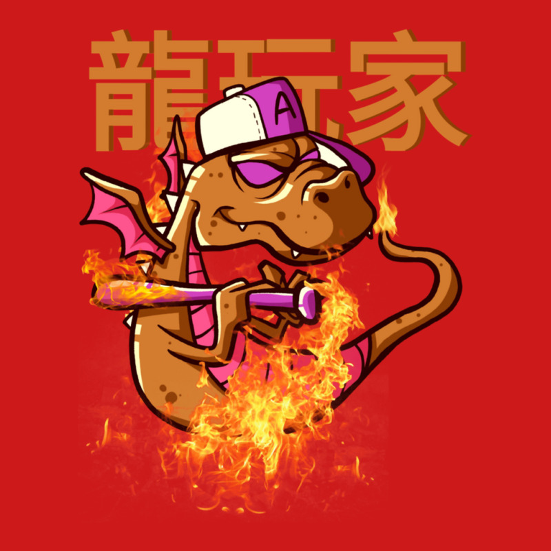 The Player Dragon The Baseball Bat Dragon Lichdragon Chinese Writing E Baseball Cap by KenyaGaines | Artistshot