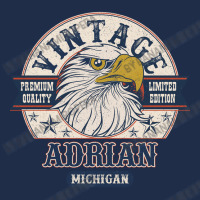 Retro Bald Eagle Adrian Michigan Vintage Limited Edition Baseball Cap | Artistshot