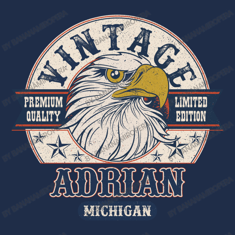 Retro Bald Eagle Adrian Michigan Vintage Limited Edition Baseball Cap by Bananamiropera | Artistshot