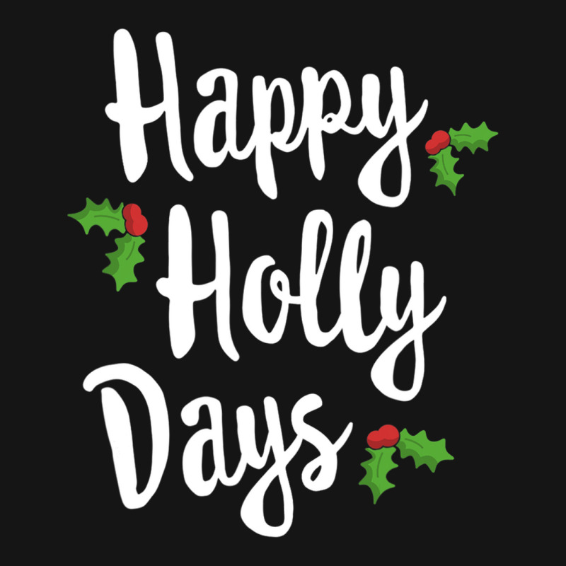 Happy Holly Days Festive Xmas Christmas Matching Family Mesh cap by Chrisloweening | Artistshot