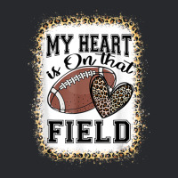 Bleached My Heart Is On That Field Football Mom Leopard Trucker Cap | Artistshot