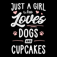 Just A Girl Who Loves Dogs And Cupcakes Gift Dog Lover Camo Snapback | Artistshot