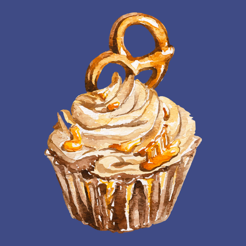 Sweet Caramel Pretzel Cupcake T  Shirt Pretzel Caramel Cupcake T  Shir Adjustable Baseball Cap by salesmanhuh | Artistshot