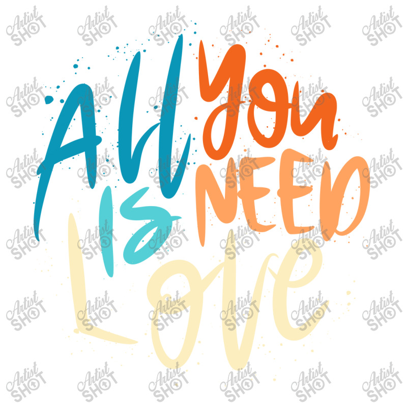 All You Need Is Love Lettering Bomber Jacket by Distrowlinc | Artistshot