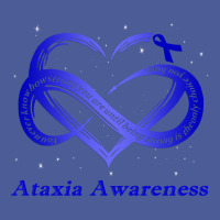 I Wear Blue For Ataxia Awareness Warrior Pullover Hoodie Flat Bill Snapback Cap | Artistshot