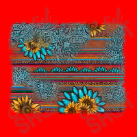 Sunflower Gemstone Serape Background Bomber Jacket | Artistshot