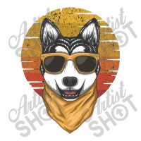 Husky Sunset Retro Bomber Jacket | Artistshot