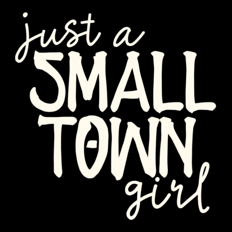 Just A Small Town Girl Casual Country Womens Chic Flat Bill Snapback Cap by cm-arts | Artistshot