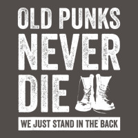 Old Punks Never Die We Stand In The Back Punk Rocker Music Flat Bill Snapback Cap | Artistshot