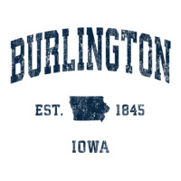 Burlington Iowa Ia Vintage Athletic Navy Sports Design Cub Paper Bag - 8 X 4 1/2 X 10 1/4 | Artistshot