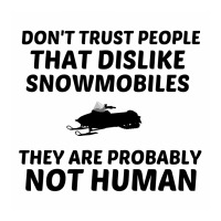 Snowmobile Dislike Not Human Youth Zipper Hoodie | Artistshot