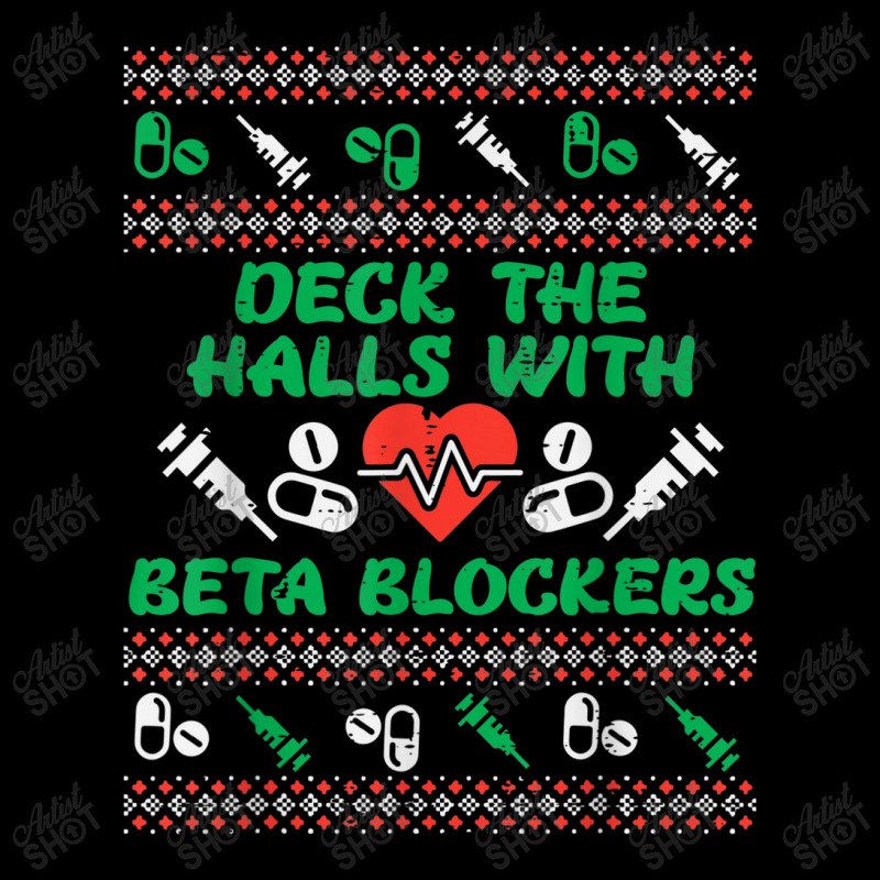 Deck Halls With Beta Blockers Funny Nurse Christmas Xmas Pjs Baby Tee by Yuh2105 | Artistshot