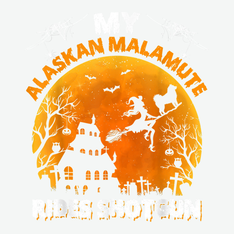 Alaskan Malamute Ride Shotgun Alaskan Malamute Dog Halloween T Shirt Urban Heavy T-shirt | Artistshot