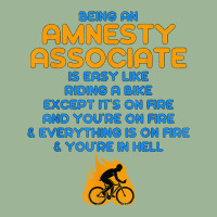 Amnesty Associate Like Riding A Bike On Fire T Shirt Urban Heavy T-shirt | Artistshot