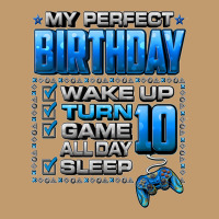 Wake Up Turn 10 Game All Day Shirt Gamer 10th Birthday Party T Shirt Urban Heavy T-shirt | Artistshot