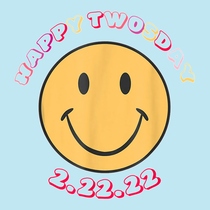 Happy Twosday Tuesday February 22nd 2022 Retro Smiley Face T Shirt Urban Heavy T-shirt | Artistshot