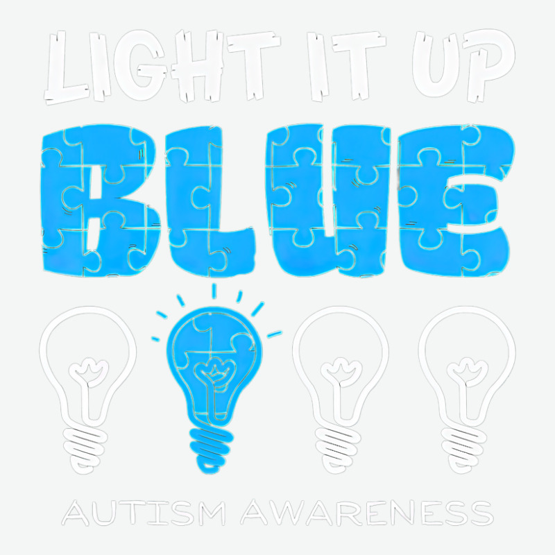 Light It Up Blue Autism Awareness Ribbon Puzzle Pieces Urban Pullover Hoodie | Artistshot