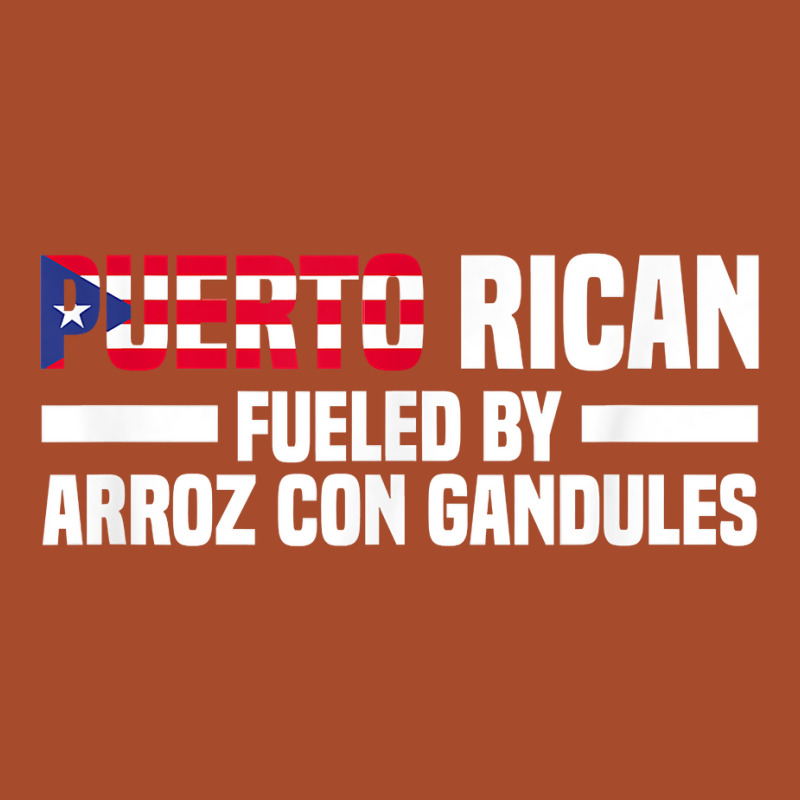 Puerto Rican Fueled By Arroz Con Gandules   Puerto Rico T Shirt Leatherette Tumbler | Artistshot