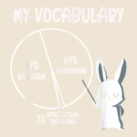 My Vocabulary Sarcasm Swearing Intellectual Discourse Rabbit T Shirt Adjustable Baseball Cap | Artistshot