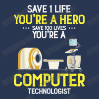 Live Saver Hero Xray Radiologic Computer Technologist Dad T Shirt Men Denim Jacket | Artistshot