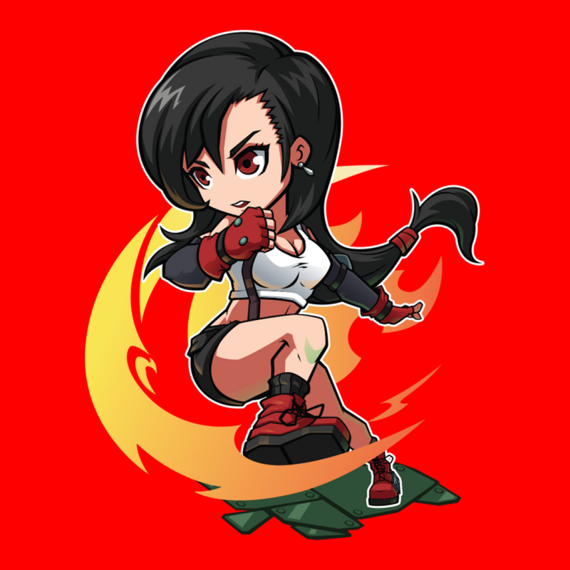 Tifa Cute Chibi Anime Final Fantas Bomber Jacket by ElizabethTDuval | Artistshot