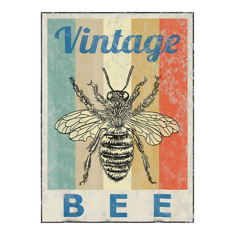 Vintage Style Bee Queen Honey Beekeeper Beekeeping T Shirt Bomber Jacket | Artistshot