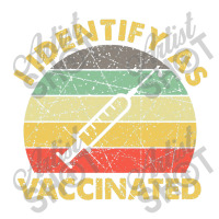 I Identify As Vaccinated Vintage Bomber Jacket | Artistshot