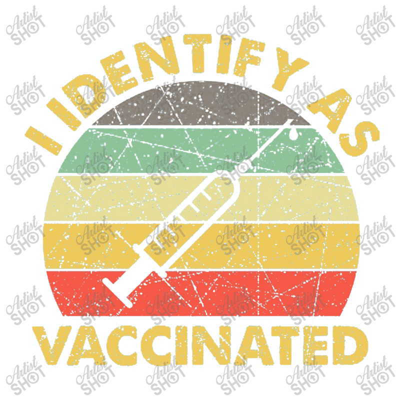 I Identify As Vaccinated Vintage Bomber Jacket by jrestima | Artistshot