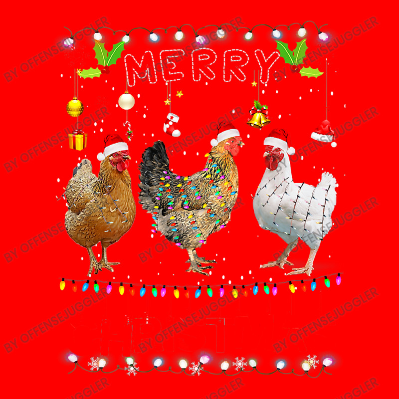 Chicken Cock Design Merry Christmas Chicken For Kids Costume Cute 32 H Bomber Jacket | Artistshot